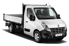 Van Hire Durham - White 3.5 Tonne Folkestone Tipper Transit - Van hire Durham